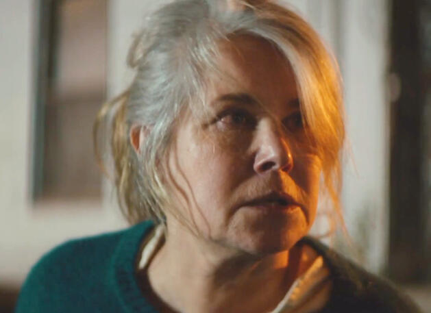 6 Close-up portrait of actress Lorraine Bracco angry in the movie Jacir.